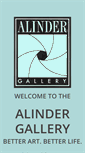 Mobile Screenshot of alindergallery.com